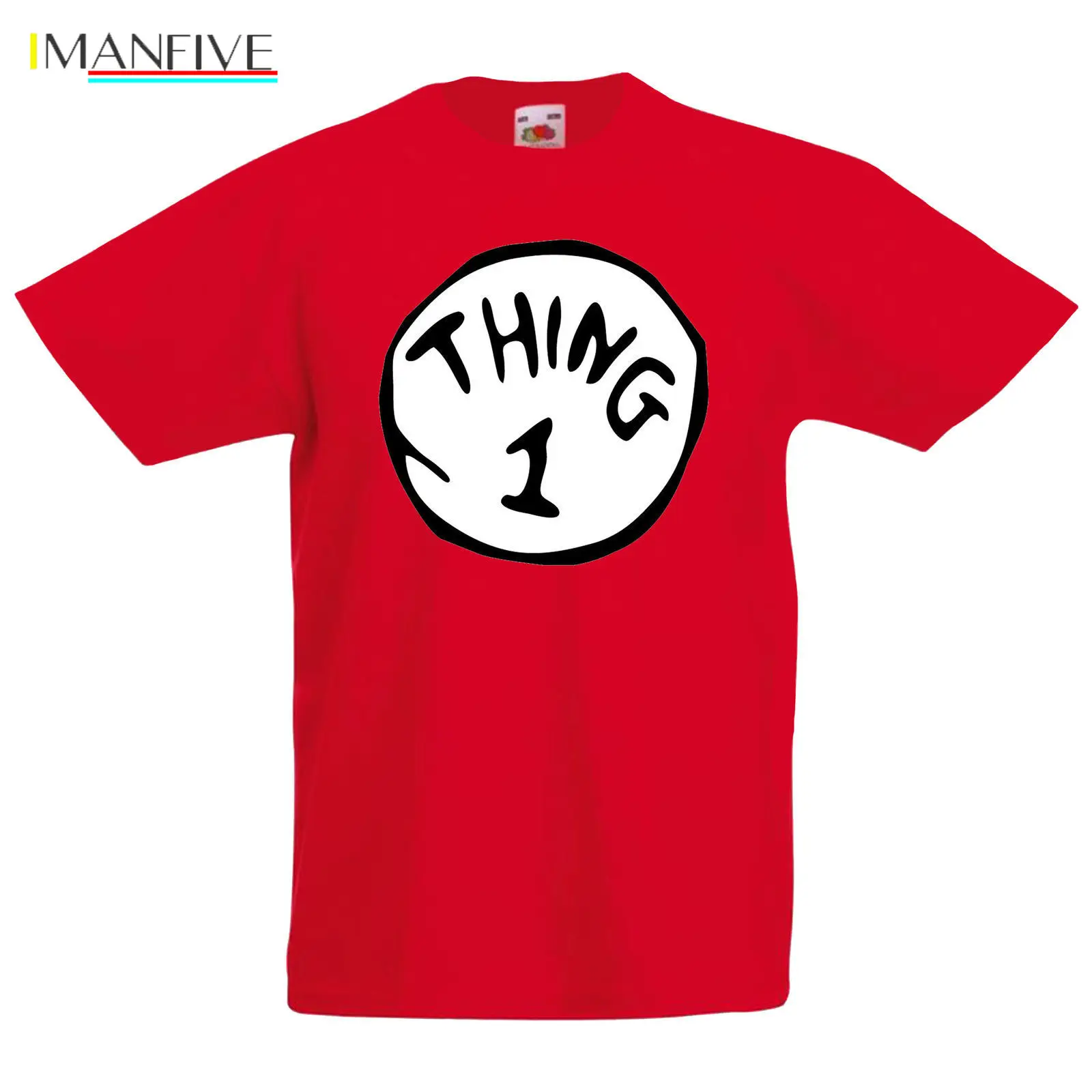 

Thing 1, 2, 3 Kids Dr Suess Cat In The Hat Inspired T Shirt - Choose One or More New T Shirts Funny Tops Tee New Unisex Funny