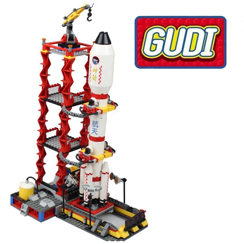 8816 GUDI 753pcs Space Center Rocket Station Building Blocks Bricks Educational Toys Children Gift Christmas Legoings 8816 GUDI 753pcs Space Center Rocket Station Building Blocks Bricks Educational Toys Children Gift Christmas Legoings