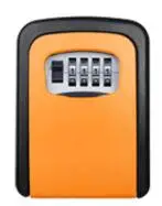 Outdoor Storage Boxes Safe Key Box With 4 Digit Wall Mounted Combination Password Keys Hook Organization