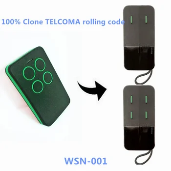 

Free shipping TELCOMA FM402 TELCOMA FM404 Self Learning Replacement Cloning Rolling code Remote Control Garage door Gate Clone