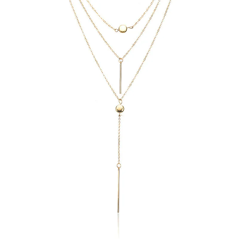 Ожерелье чокер Moana Collares новое ювелирное изделие ожерелье с цепочкой из трех слоев