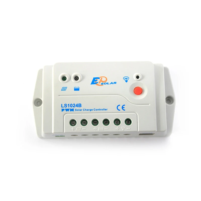 LS1024B 10 А 12 В/24 В EPSOLAR PWM солнечный контроллер с таймером и управлением освещением