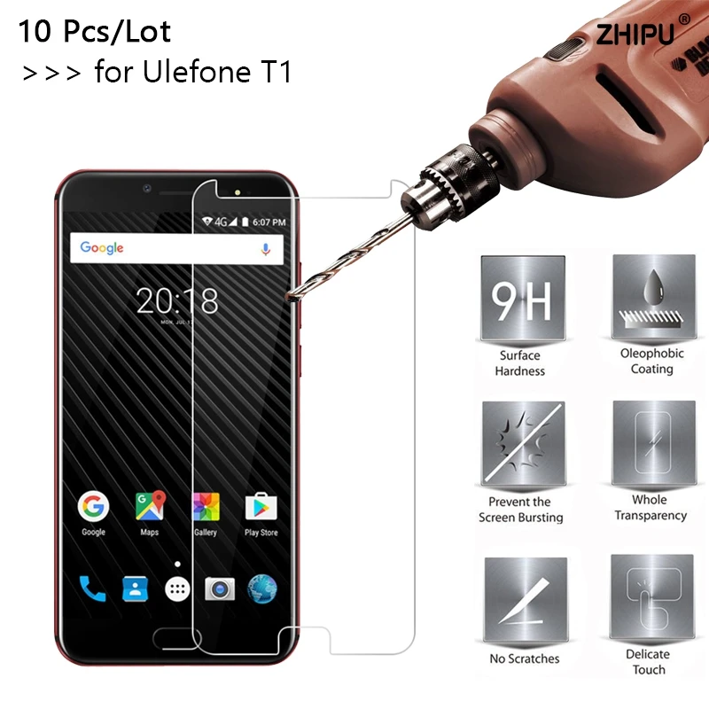 10 шт./лот 2.5D 0 26 мм Премиум Закаленное стекло для Ulefone T1 5 дюймов Защитная пленка