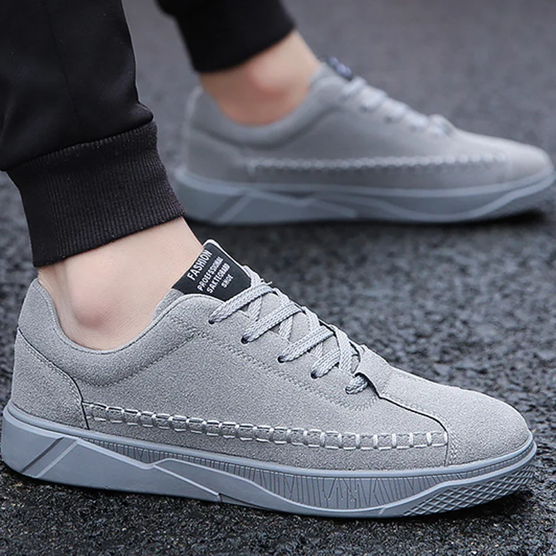 

Men's casual shoes sewing lace-up designer wedge shoes cotton sweat-absorbant erkek ayakkabi 2019 new spring/autumn