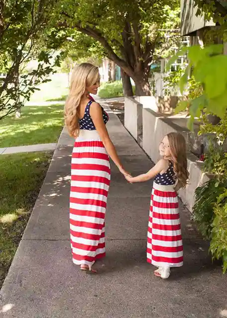 American Flag Dresses for Girls