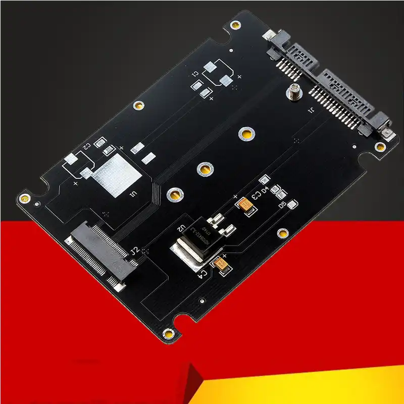 Metal Case B+M Key M.2 NGFF SSD To 2.5 SATA 6Gb/s Adapter Card With