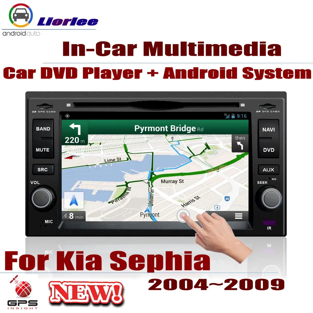

Car Android System RockChip PX5 1080P IPS LCD Screen For Kia Sephia / Spectra / Spectra5 2004~2009DVD Player GPS Navigation