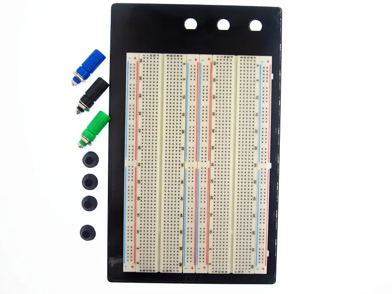

HAILANGNIAO Solderless Breadboard Protoboard 4 Bus Test Circuit Board Tie-point 1660 ZY-204