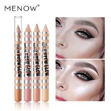 Menow карандаш для макияжа 4 цвета мерцающий корректор, хайлайтер Крем Водонепроницаемый стойкий 4D Макияж для лица брови консилер MN132