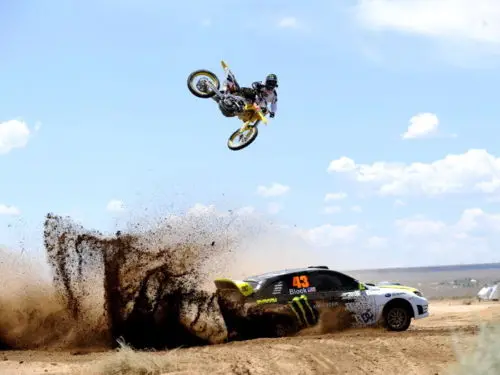 

Blake Williams Ken Block Jump Bike Car Silk Art Poster Bedroom Decoration 3912