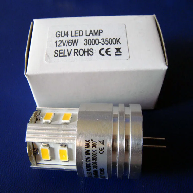 

High quality AC/DC12V 6w G4 led bulbs,G4 12v Led decorative light,GU4 Led crystal light 12V led G4 lamps free shipping 12pcs/lot