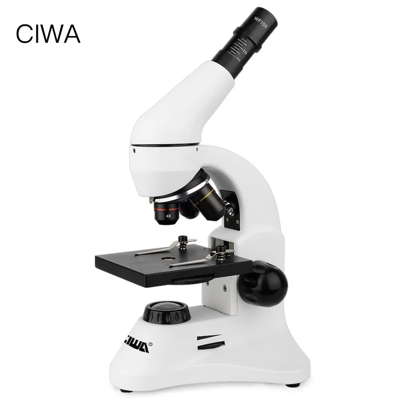 

CIWA 1600X Biological Professional Eyepiece Microscope student Lab Magnification Educational Monocular Objective lens Microscope
