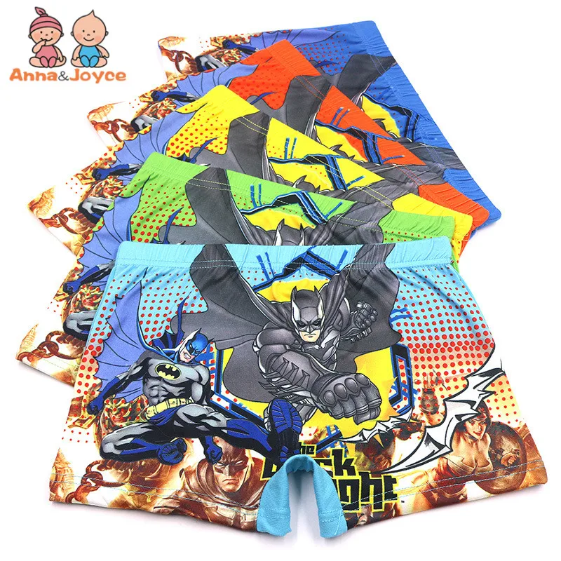 5Pcs/Lot New Boys Boxer Underwear for Children's Underwear Cartoon Boy Underwear for Children's Underwear Briefs