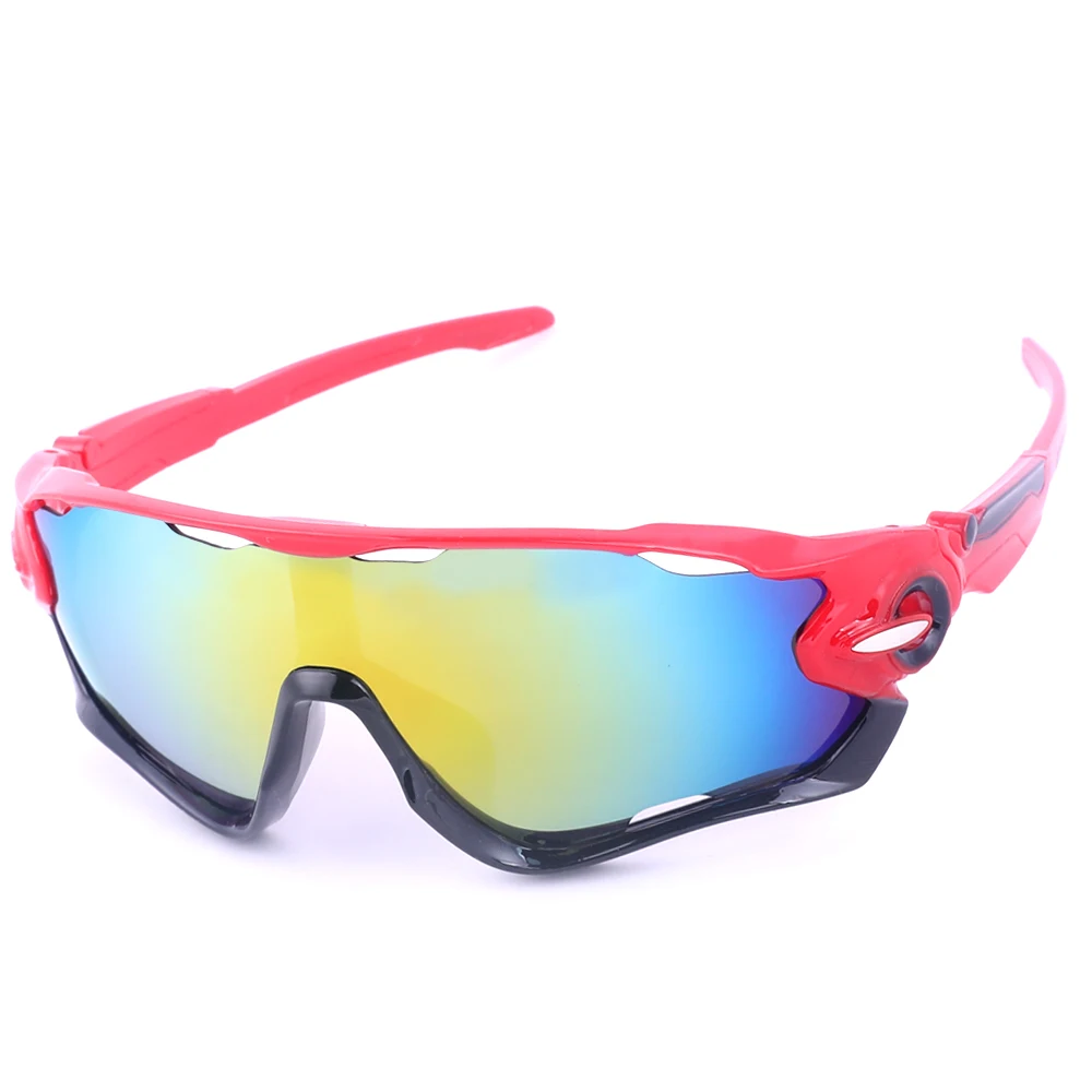 Anti UV Cycling Glasses Polarized Plain Sunglasses Windproof Dustproof