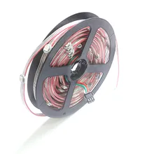 Предварительно припаянный WS2812B адресуемый RGB светодиодный пиксель полосы модуль узлы с 12 см провода WS2812 встроенный IC 5 в панель модуль струнный светильник