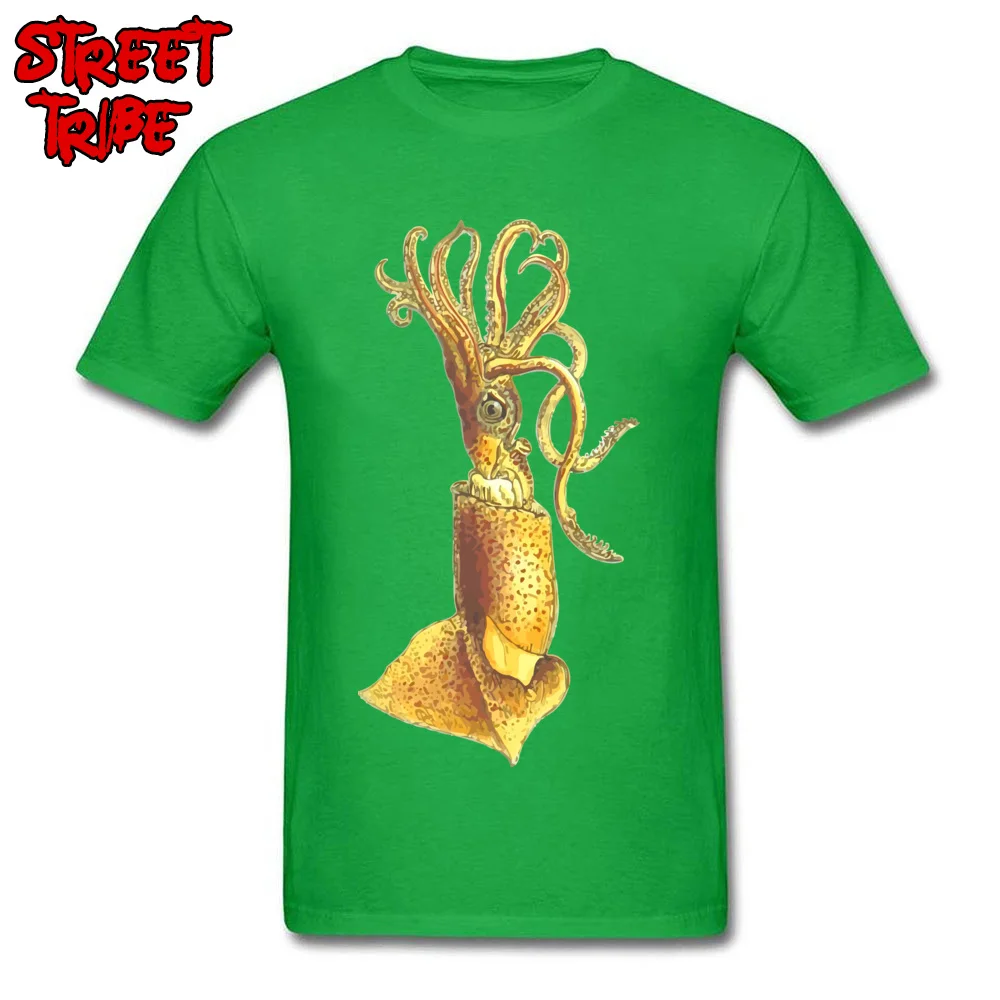 animal 1298875 Summer/Autumn 100% Cotton Crewneck Tees Short Sleeve Funny T Shirt Discount Europe T-shirts Top Quality animal 1298875 green