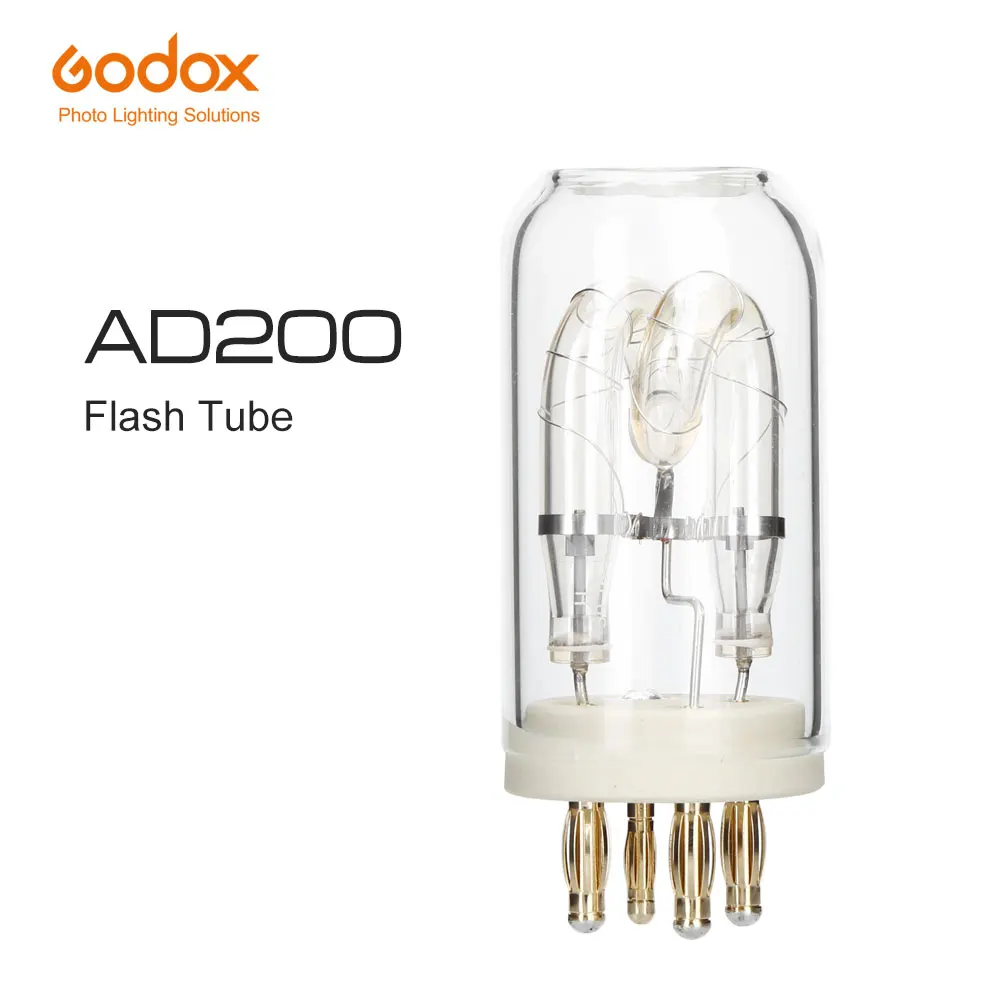 Godox AD200 AD-FT200 карман 200 W труба для вспышки с голой лампа-вспышка для Godox H200J головка вспышки на Godox AD200