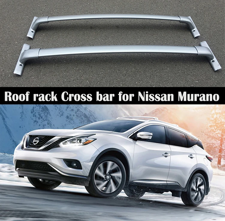Для Nissan Murano 2015 2019 OEM стиль рейки на крышу бар для багажа переносные бруски верхние