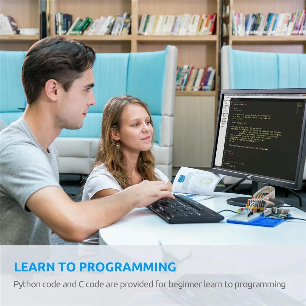 SunFounder Super Starter Learning Kit for Raspberry Pi 3 Model B+Plus Kit for Rpi 3 2 1 B+ A Zero With instruction Book