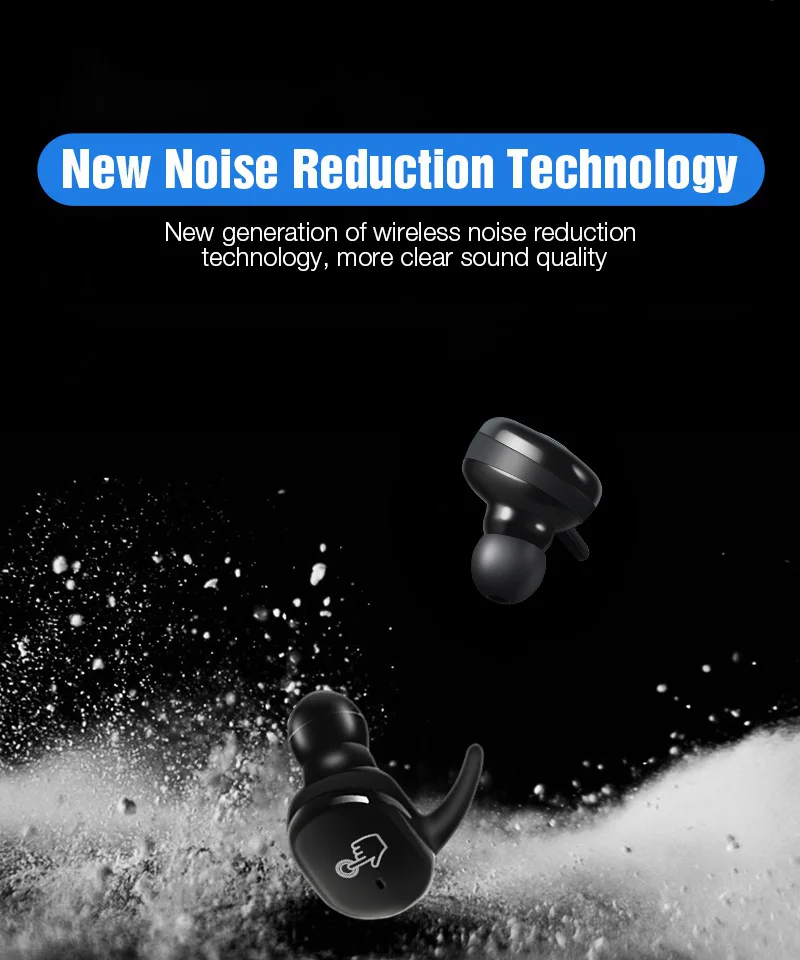 Bluetooth 5.0 TWS Wireless Headphones Stereo Earphone Sports Earbuds Gaming Headset Wireless Bluetooth Earphone PK i10 TWS i12   8)