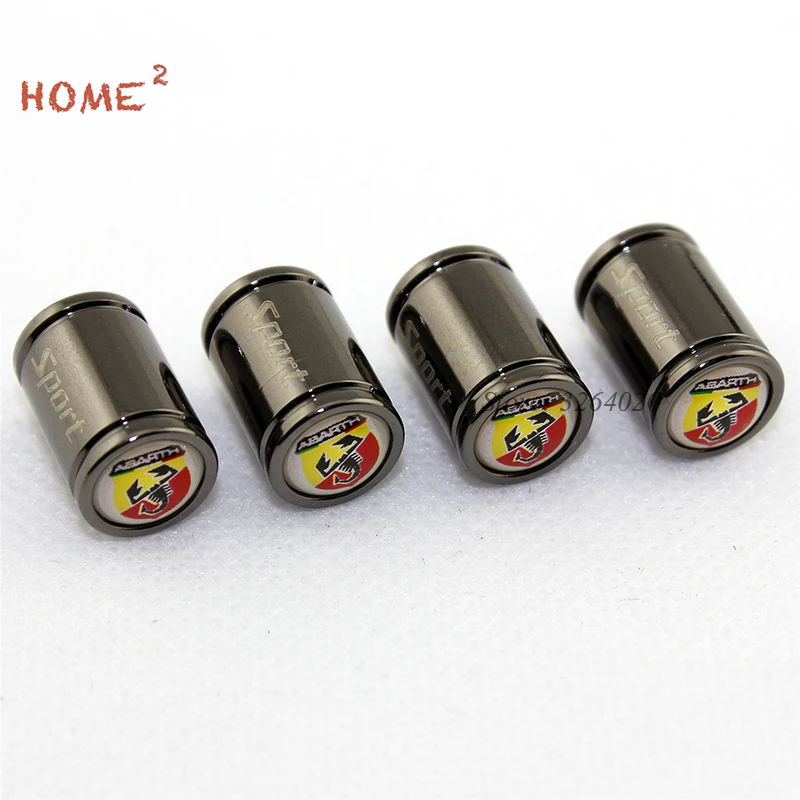 For Abarth Tire Valve Caps Car Exterior Accessories Cover for Abarth