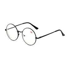 Модные круглые винтажные очки унисекс очки для близорукости близорукие мужские и женские короткие очки для коррекции зрения-1-1,5-2-2,5-3-3,5-4 L3