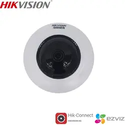 HIKVISION DS-2CD3955FWD-IWS 5MP Fisheye Камера 360 View IP Камера Поддержка Wi-Fi SD карты PoE ИК EZVIZ P2P Hik-connect APP