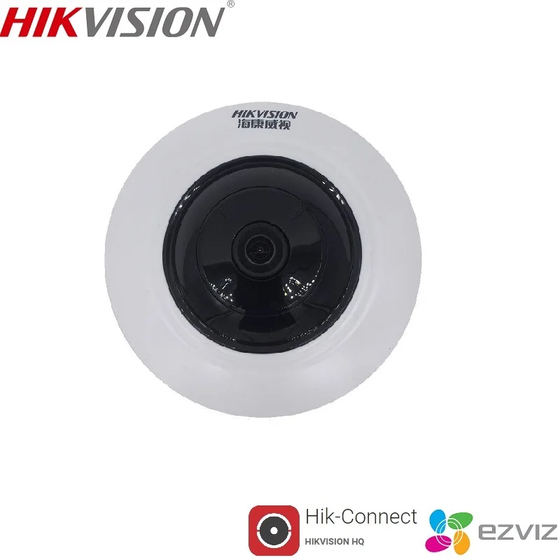 

HIKVISION DS-2CD3955FWD-IWS 5MP Fisheye Camera 360 View IP Camera Support WiFi SD Card PoE IR EZVIZ P2P Hik-connect APP