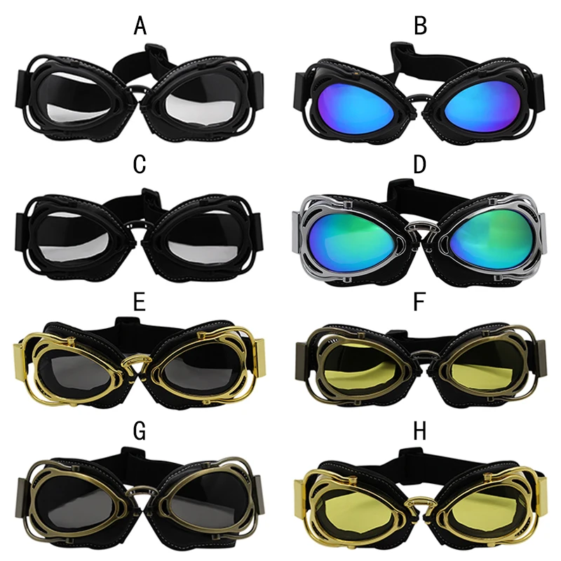 Nordson мотоциклетные очки шлем стимпанк медные летающие очки винтажные очки пилот байкер очки защитное снаряжение очки