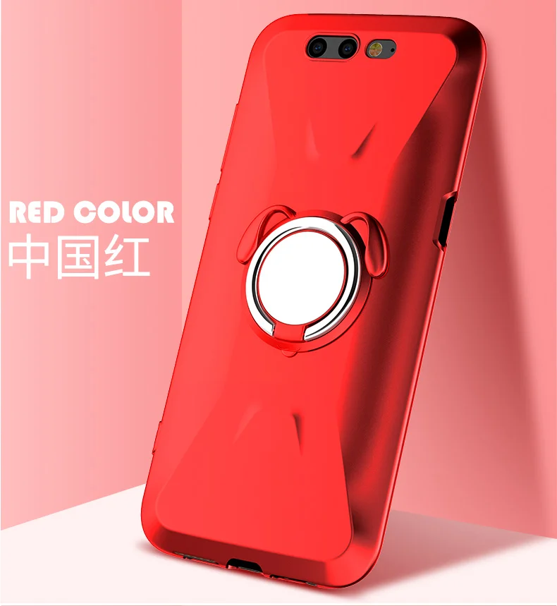 Xiaomi черный чехол с акулой, ALIVO полная Защита силиконовый чехол с магнитом+ Автомобильное кольцо для xiaomi Black shark cover - Цвет: 3