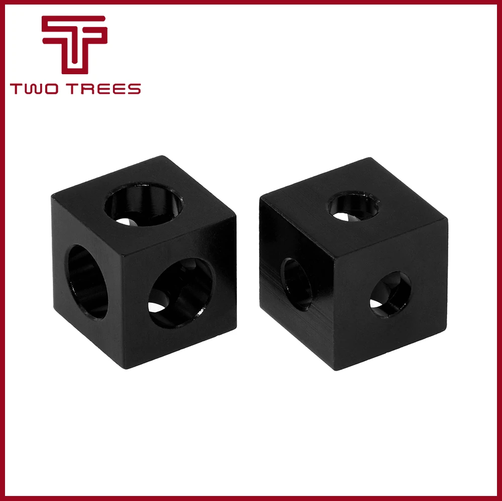 Openbuilds cube corner V-slot three way corner bracket corner cube prism connector wheel regulator (5)