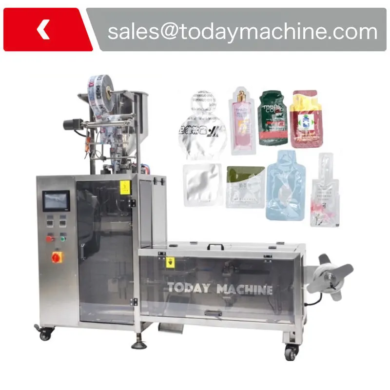 

Automatic Sample Cream Shampoo Irregular Shaped Sachet Packaging Machine