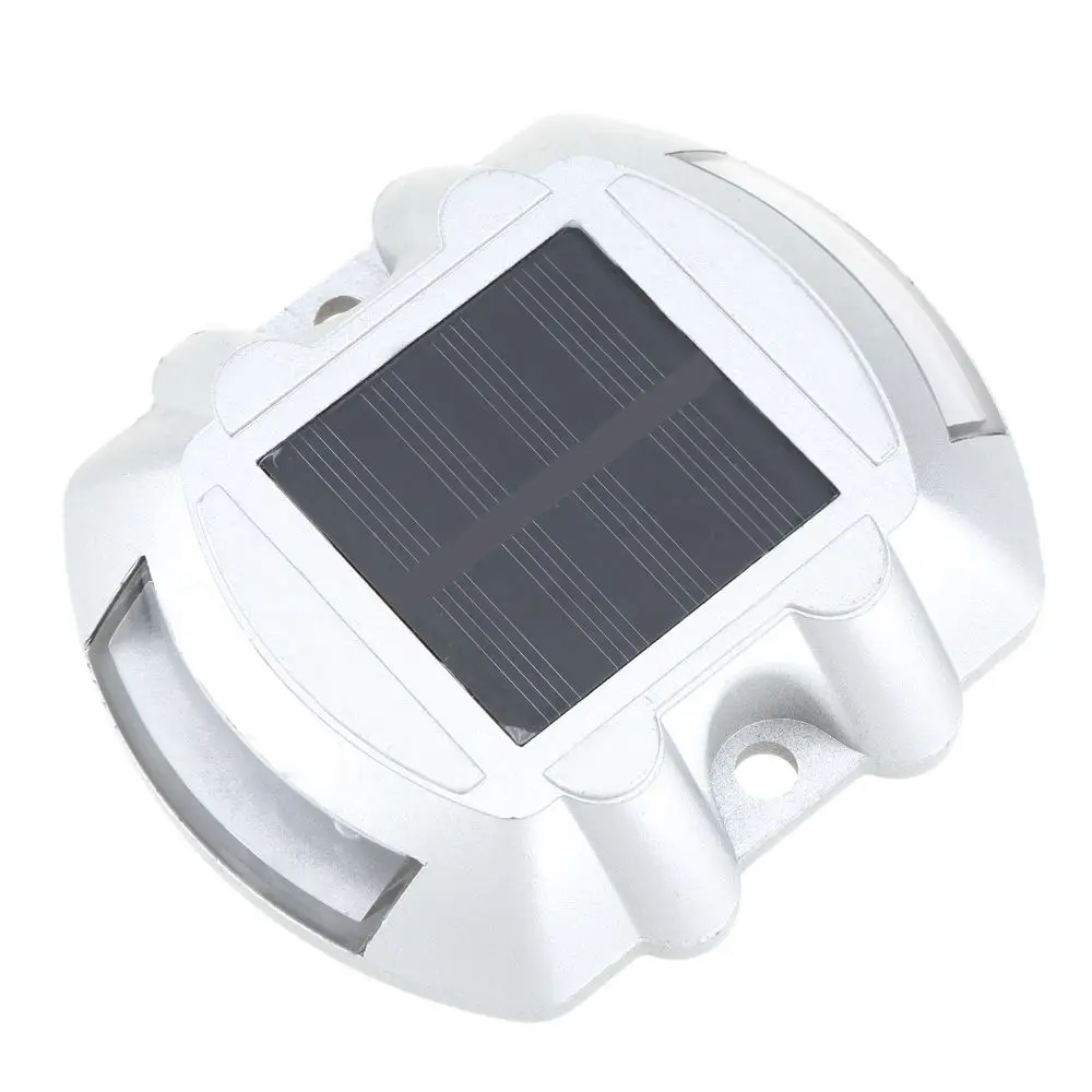 

6 Pcs Solar LED Pathway Driveway Light Dock Path Step Road Safety Marker light