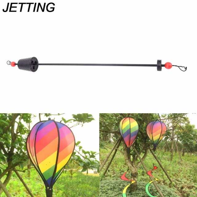 Grid Hot Air Balloon Stripe Windsock Wind Spinner Garden Yard Grid Hot Air Balloon Stripe Windsock Wind Spinner Garden Yard Outdoor Decor Colorful Rainbow
