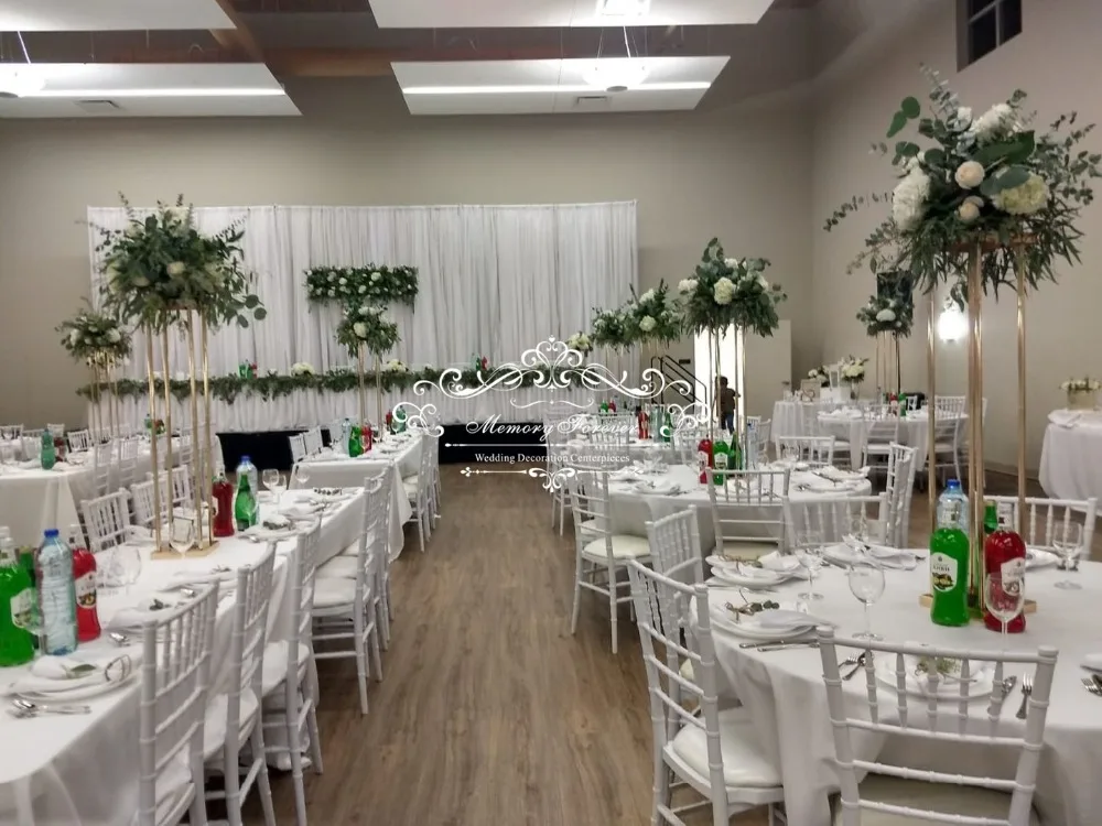 Wedding Column Decoration Ideas Wedding Flower Stand Metal Iron