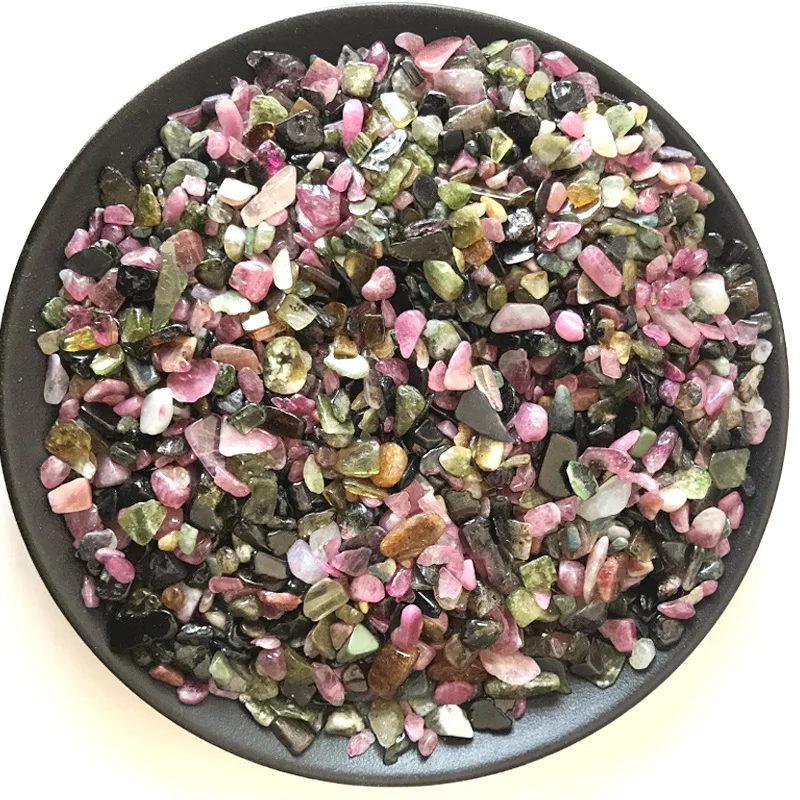 

1000g Natural Color Tourmaline Round Cut Natural Crystal Stone Gravel Shape Stone Natural Stones and Minerals Drop Shipping
