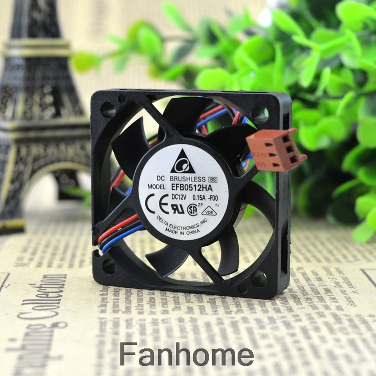 Для оригинального процессора Delta EFB0512HA 5010 12V 0.15A 5 CM/cm скорость вентилятор с