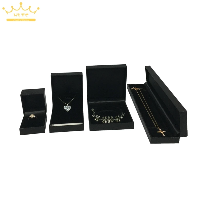 4 типа высокое качество подставка из кожзаменителя под украшения коробка драгоценные ювелирные изделия Подарочная упаковка кольцо