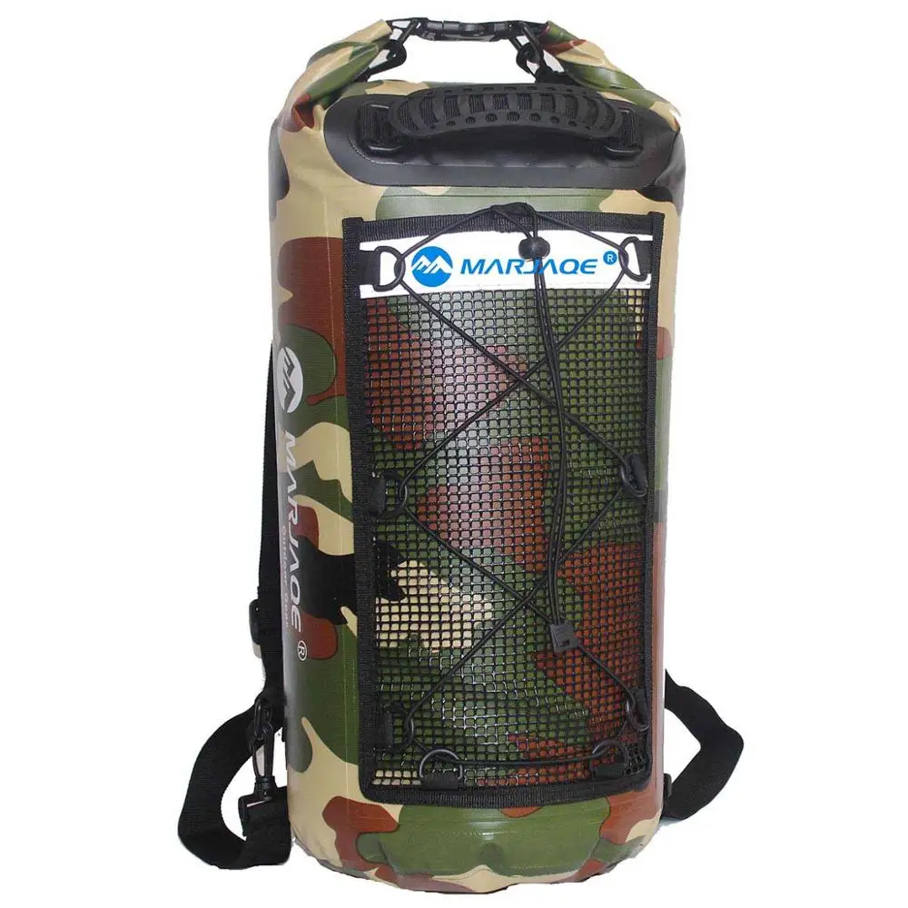 MARJAQE 25L Muitifunctional прочный Сверхлегкий Рафтинг для кемпинга, походов, плавания, водонепроницаемая сумка, сухая сумка, наборы для путешествий на открытом воздухе - Цвет: ArmyGreen 25L
