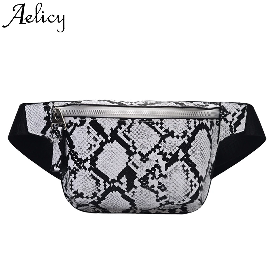 

Aelicy Women Outdoor Zipper Serpentine Messenger Bag Chest Bag Waist Bag High Quality Solid Bag Simple Phone Pocket 2019