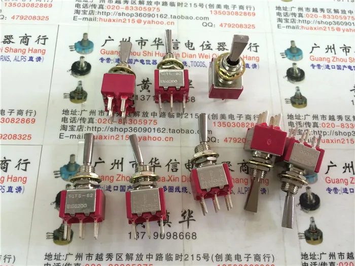 Freies Verschiffen Taiwan TS 82 E158200 ON OFF ON 2A. 250VAC 5A120VAC 3 ...