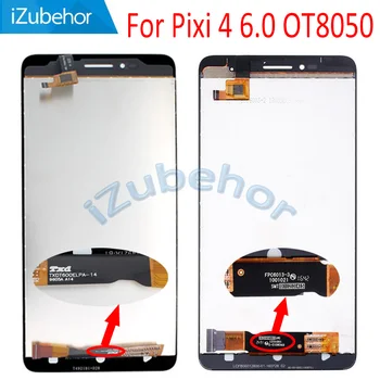 

display screen For Alcatel One Touch Pixi 4 6.0 OT-8050D OT8050 8050D 8050 complete lcd with touch screen sensor free shipping