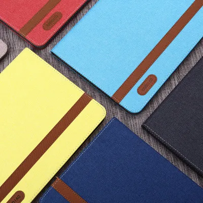 

Canvas Tablet Cases For Apple iPad Mini 1 2 3 4 Case Luxury Leather Auto Wake Up smart Sleep Hand Belt Holder Stand Bags Covers