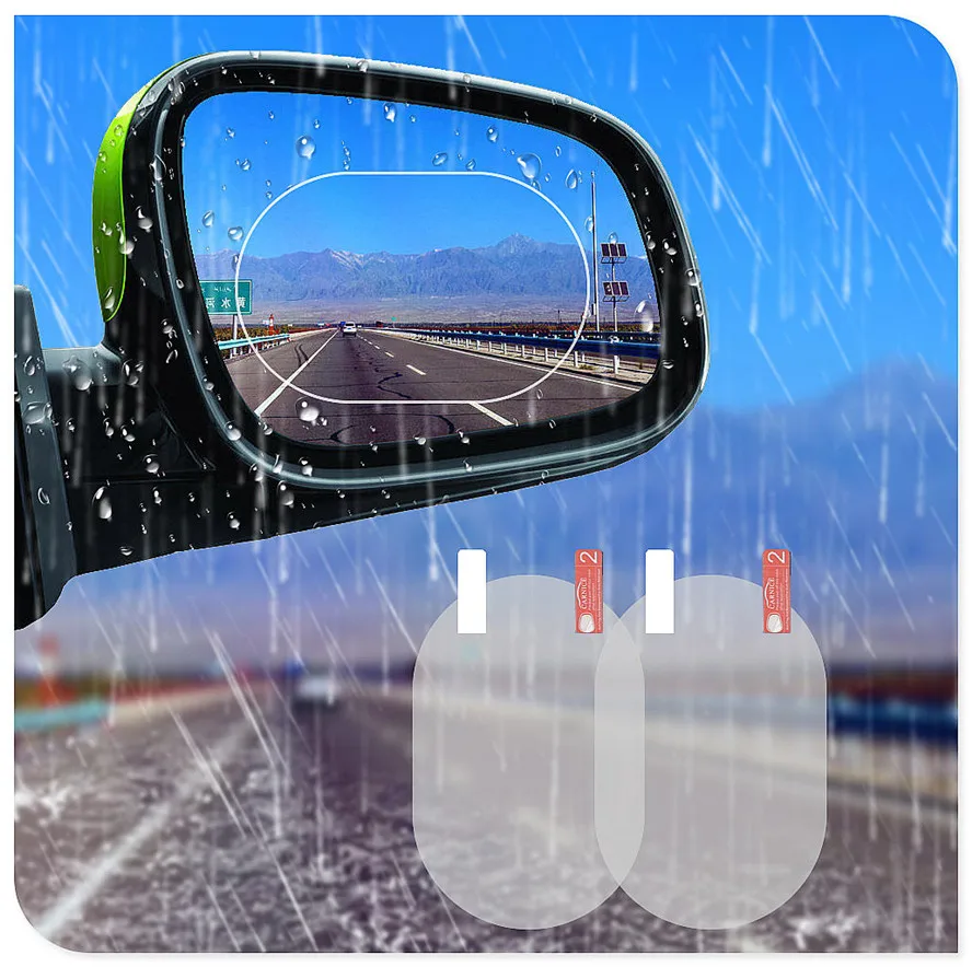 

Car Window Clear Film Rearview Mirror Film Waterproof for Jeep Liberty Trailhawk Commander Hurricane Gladiator