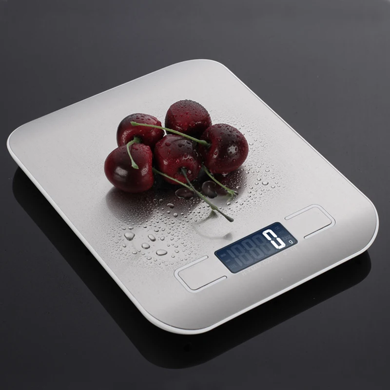 Household Kitchen scale 5Kg 10kg 1g Food Diet Postal Scales balance Measuring tool font b Slim