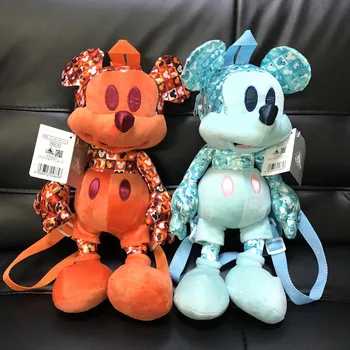 

2019 new Disney Cartoon Backpack Fashion Mickey Plush Doll Cute Girl Child Decoration Backpack School Bag toy