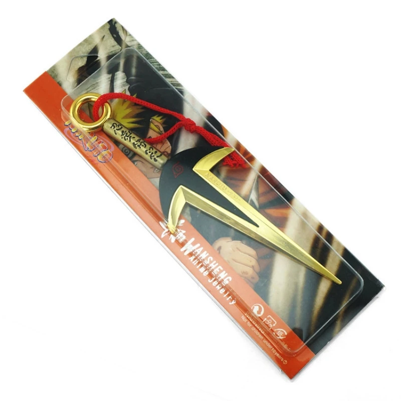 NEW Naruto Fourth Hokage Yondaime Namikaze Minato Kunai With Leather Case 18CM Naruto Action Figure Japanese Toys For kids toys