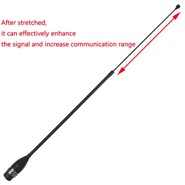 Горячая Распродажа телефон телескопическая антенна NAGOYA UHF/VHF 50 Вт для RETEVIS BAOFENG