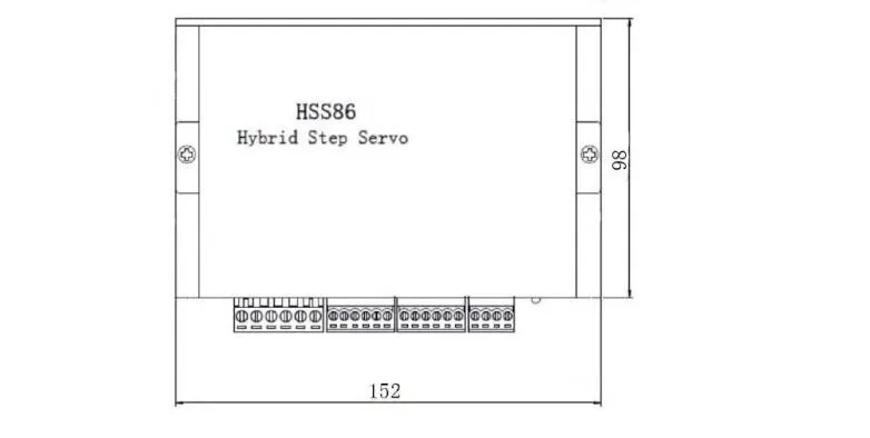 86HSE8N-BC38 шаговый двигатель с замкнутым контуром+ HSS86 набор приводов с замкнутым контуром шаговый двигатель серии