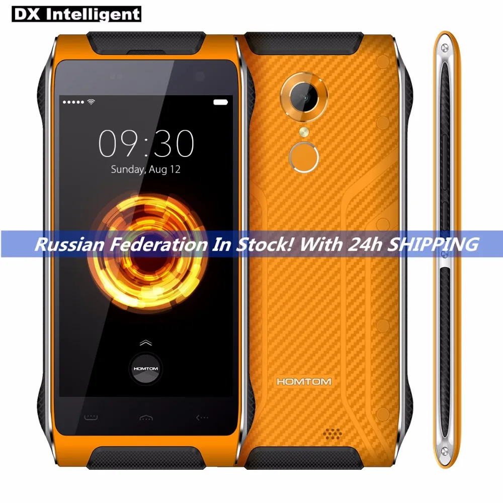 Русский корабль HOMTOM HT20 Pro 4G IP68 Водонепроницаемый 4 7 дюйма HD MT6753 Octa Core Android 6 0 3 GB + 32